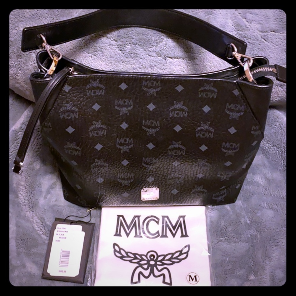 MCM Klara Visetos Hobo Medium